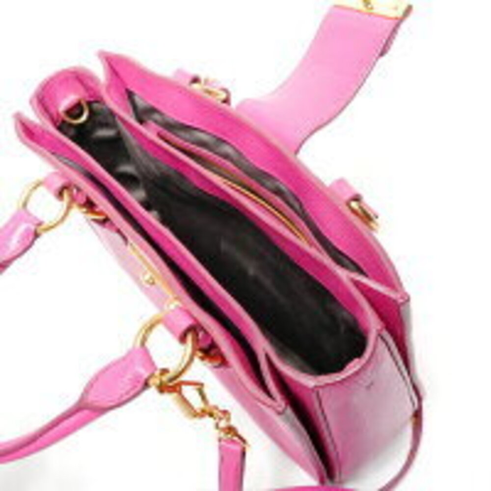 Miu Miu Madras Leather Shoulder Bag Pink - Picture 12 of 13